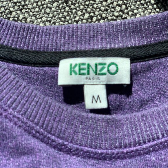 Kenzo Popcorn Cloud purple Embroidered Sweatshirt - Picture 6 of 9
